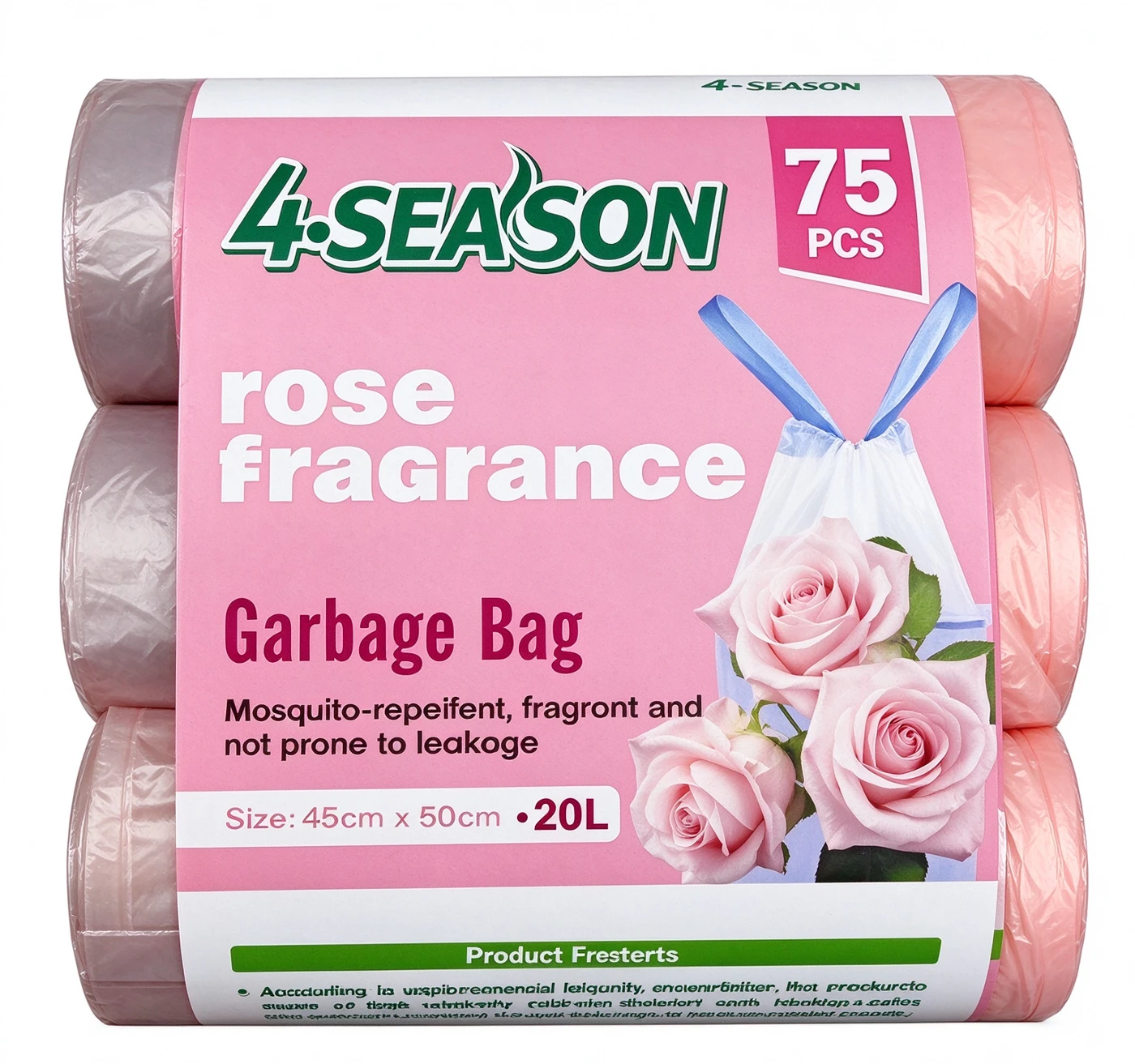 4Season rose scented drawstring bags